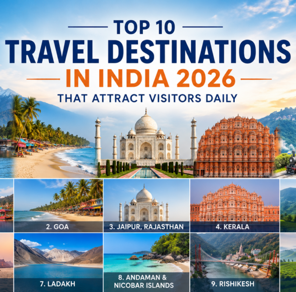 TOP 10 TRAVEL DESTINATION IN INDIA