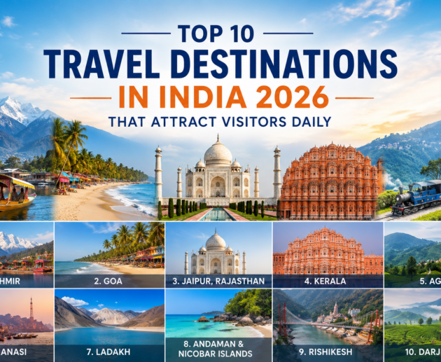 TOP 10 TRAVEL DESTINATION IN INDIA