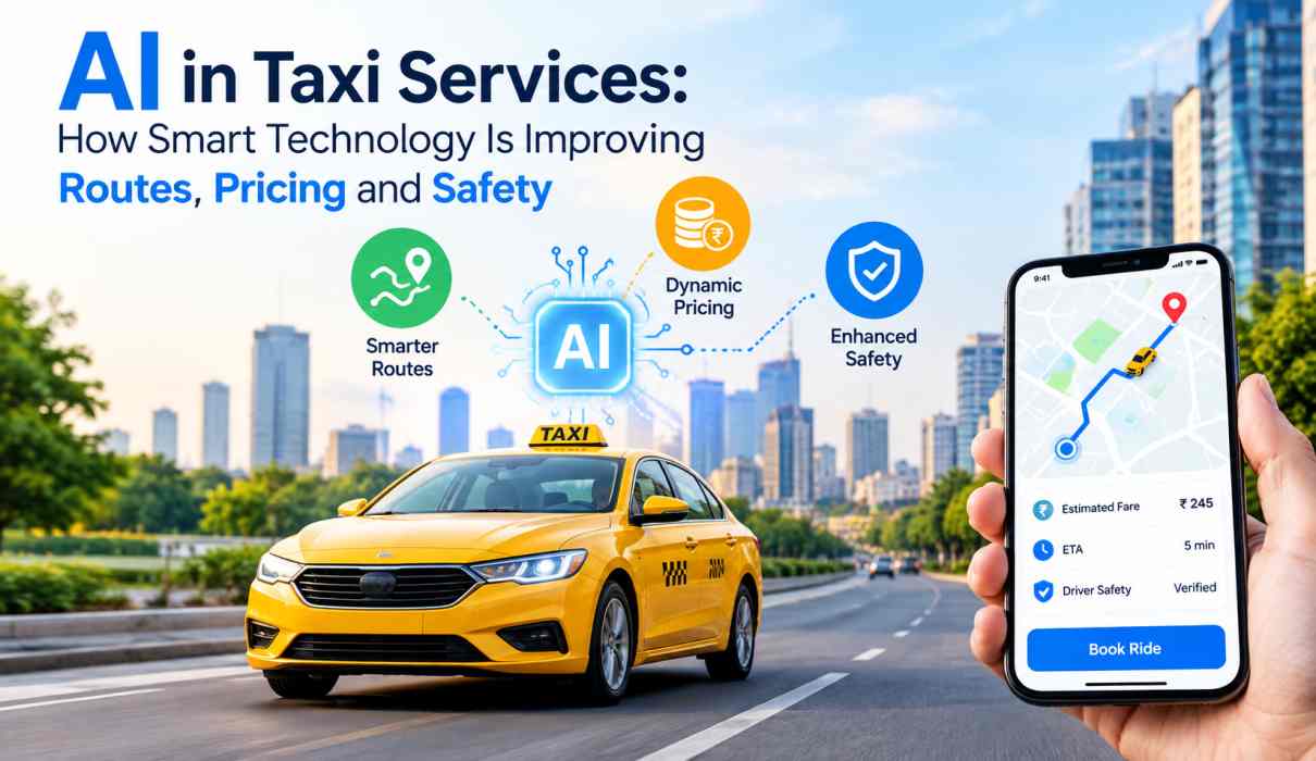 AI in Taxi Services How Smart Technology Is Improving Routes, Pricing and Safety