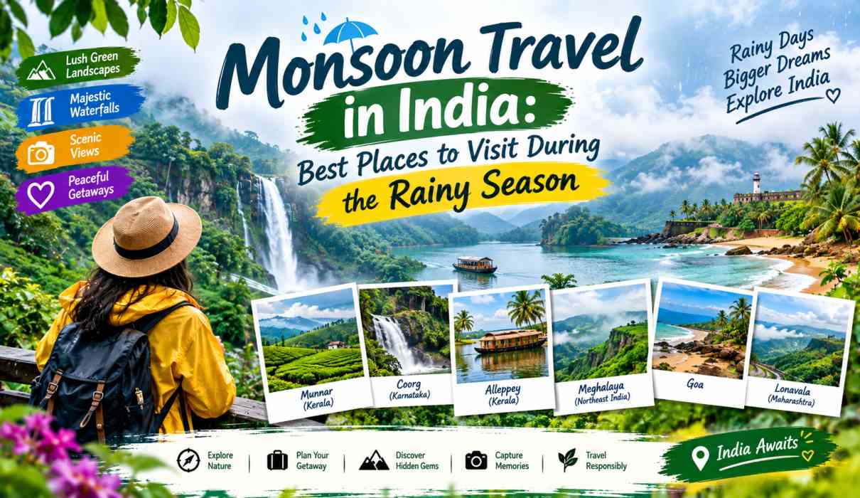 Monsoon Travel in India: Best Places to Visit During the Rainy Season