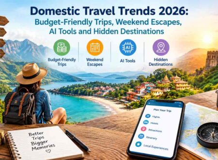 Domestic Travel Trends 2026 Budget-Friendly Trips, Weekend Escapes, AI Tools and Hidden Destinations