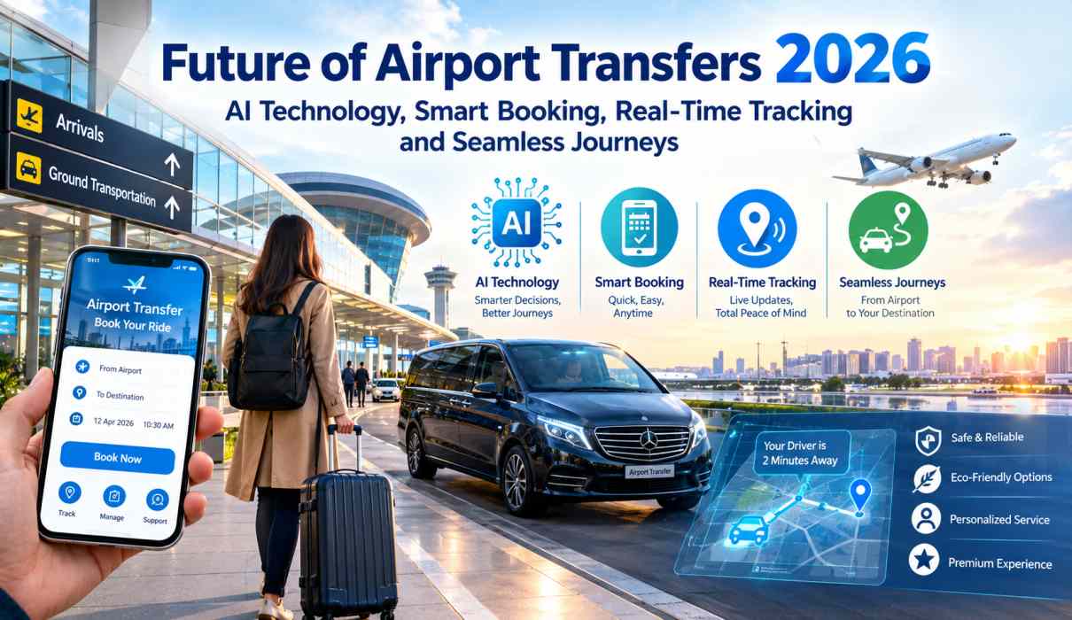 Future of Airport Transfers 2026: AI Technology, Smart Booking, Real-Time Tracking and Seamless Journeys