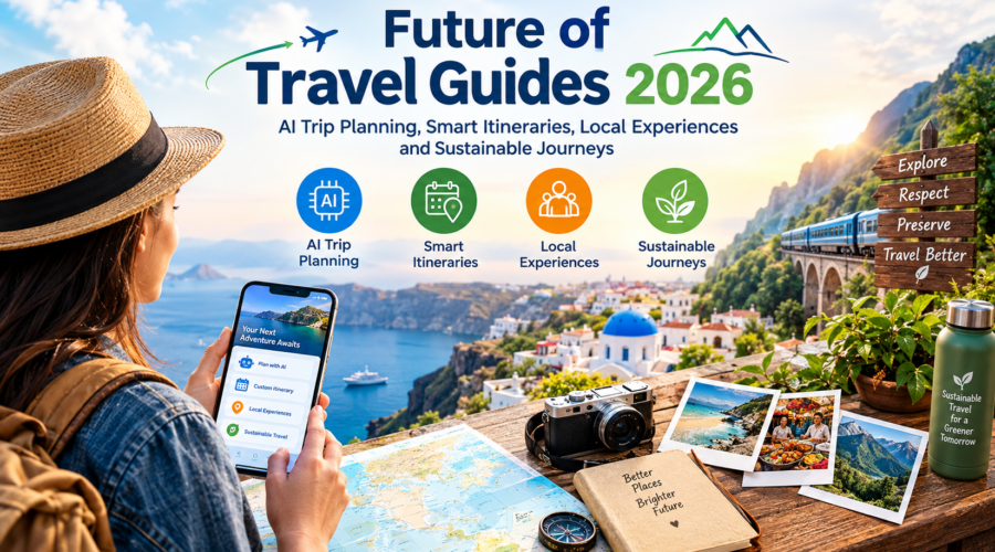 Future of Travel Guides 2026: AI Trip Planning, Smart Itineraries, Local Experiences and Sustainable Journeys