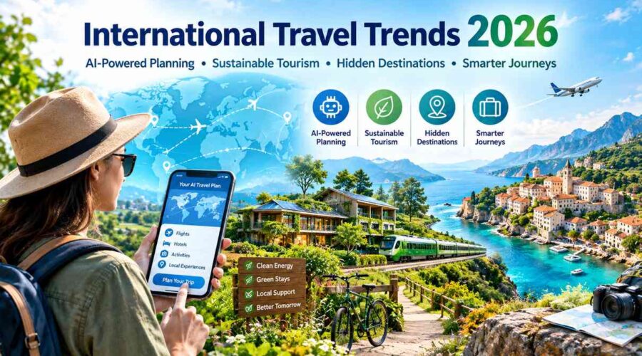 International Travel Trends 2026: AI-Powered Planning, Sustainable Tourism, Hidden Destinations and Smarter Journeys