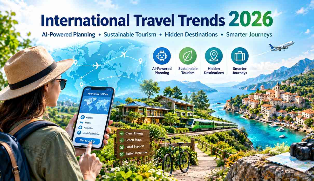 International Travel Trends 2026: AI-Powered Planning, Sustainable Tourism, Hidden Destinations and Smarter Journeys