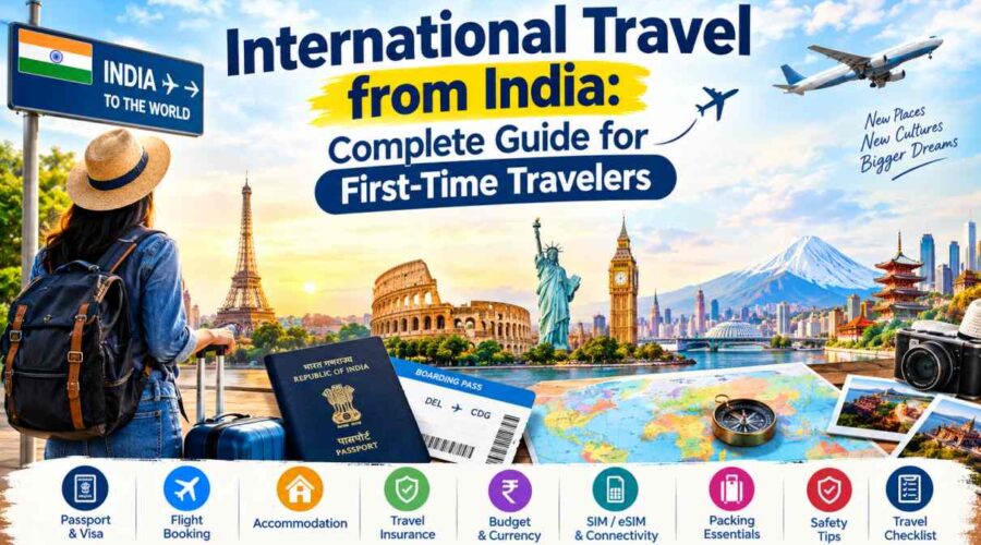 International Travel from India Complete Guide for First-Time Travelers