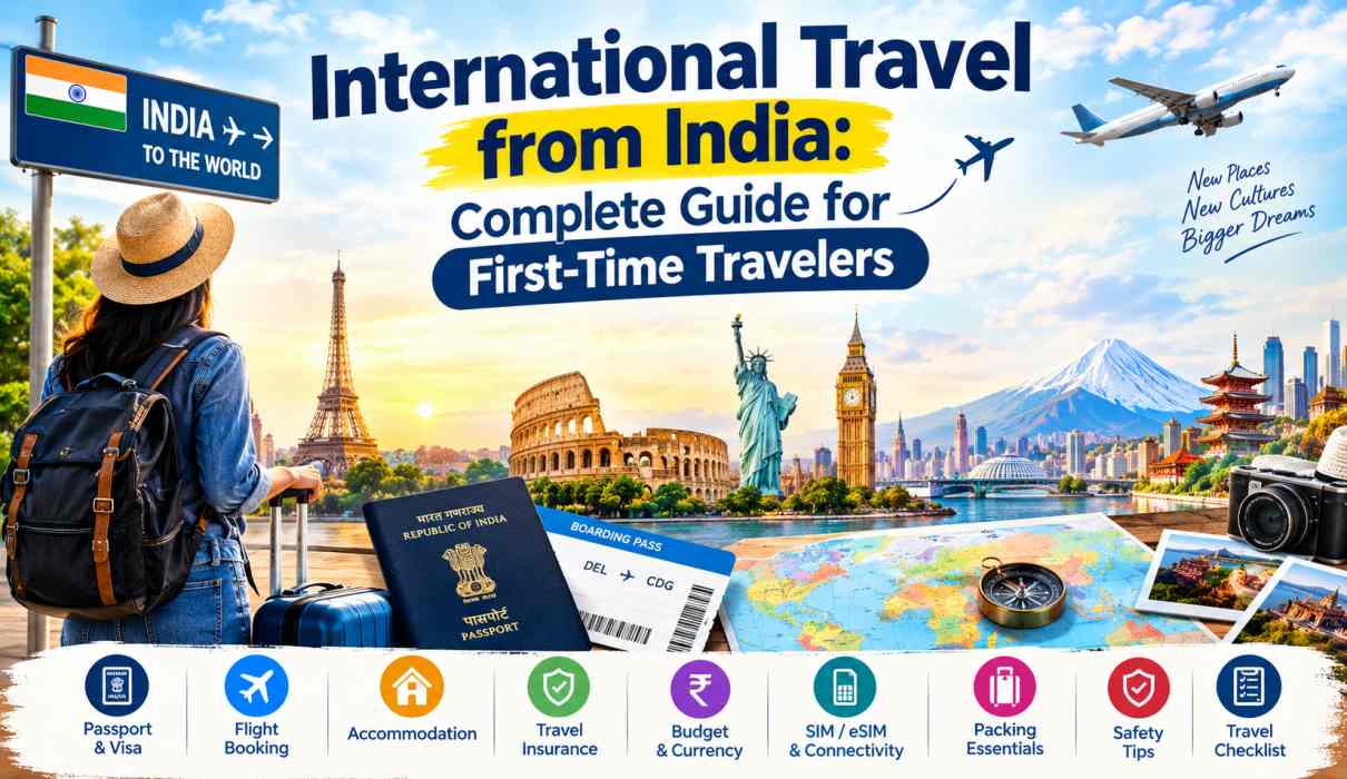International Travel from India Complete Guide for First-Time Travelers