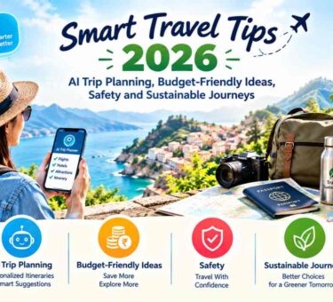 Smart Travel Tips 2026 AI Trip Planning, Budget-Friendly Ideas, Safety and Sustainable Journeys