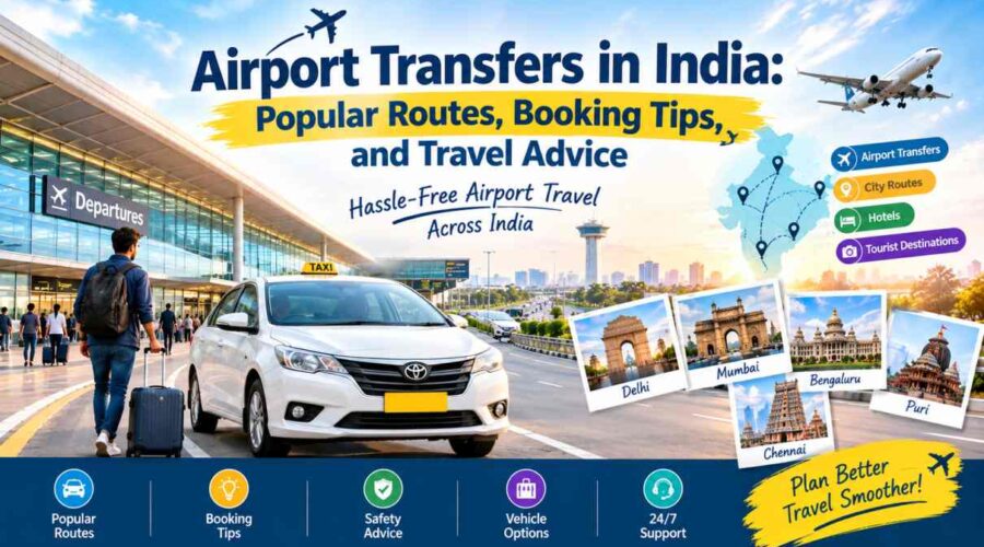 Airport Transfers in India Popular Routes, Booking Tips, and Travel Advice