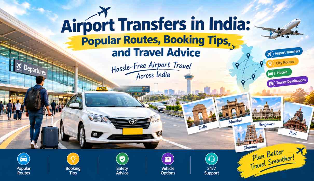 Airport Transfers in India Popular Routes, Booking Tips, and Travel Advice