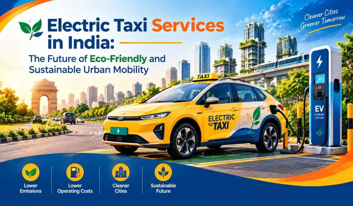 Electric Taxi Services in India: The Future of Eco-Friendly and Sustainable Urban Mobility