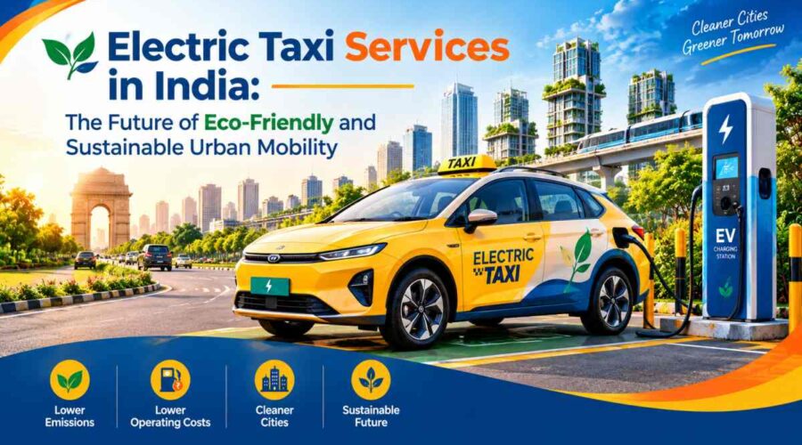Electric Taxi Services in India: The Future of Eco-Friendly and Sustainable Urban Mobility