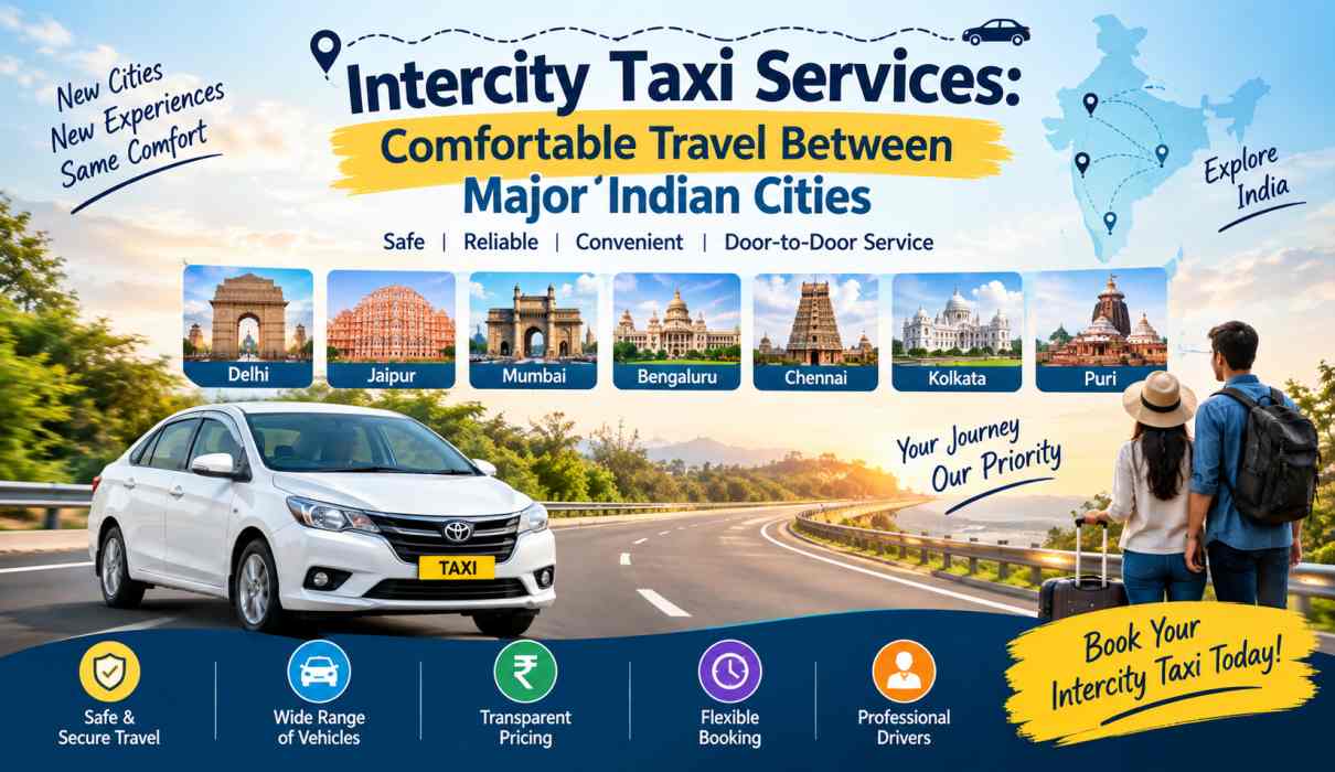 Intercity Taxi Services: Comfortable Travel Between Major Indian Cities