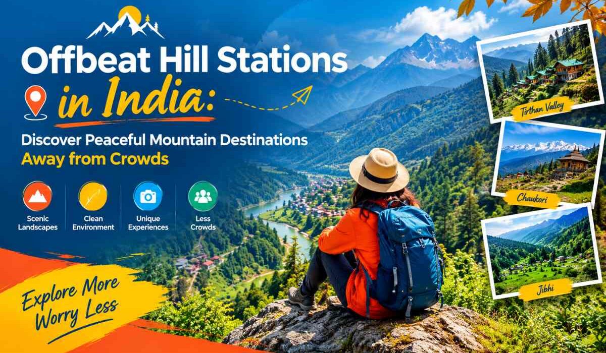 Offbeat Hill Stations in India Discover Peaceful Mountain Destinations Away from Crowds