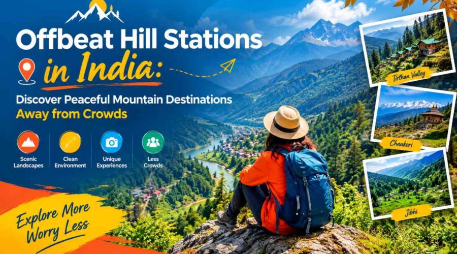 Offbeat Hill Stations in India Discover Peaceful Mountain Destinations Away from Crowds