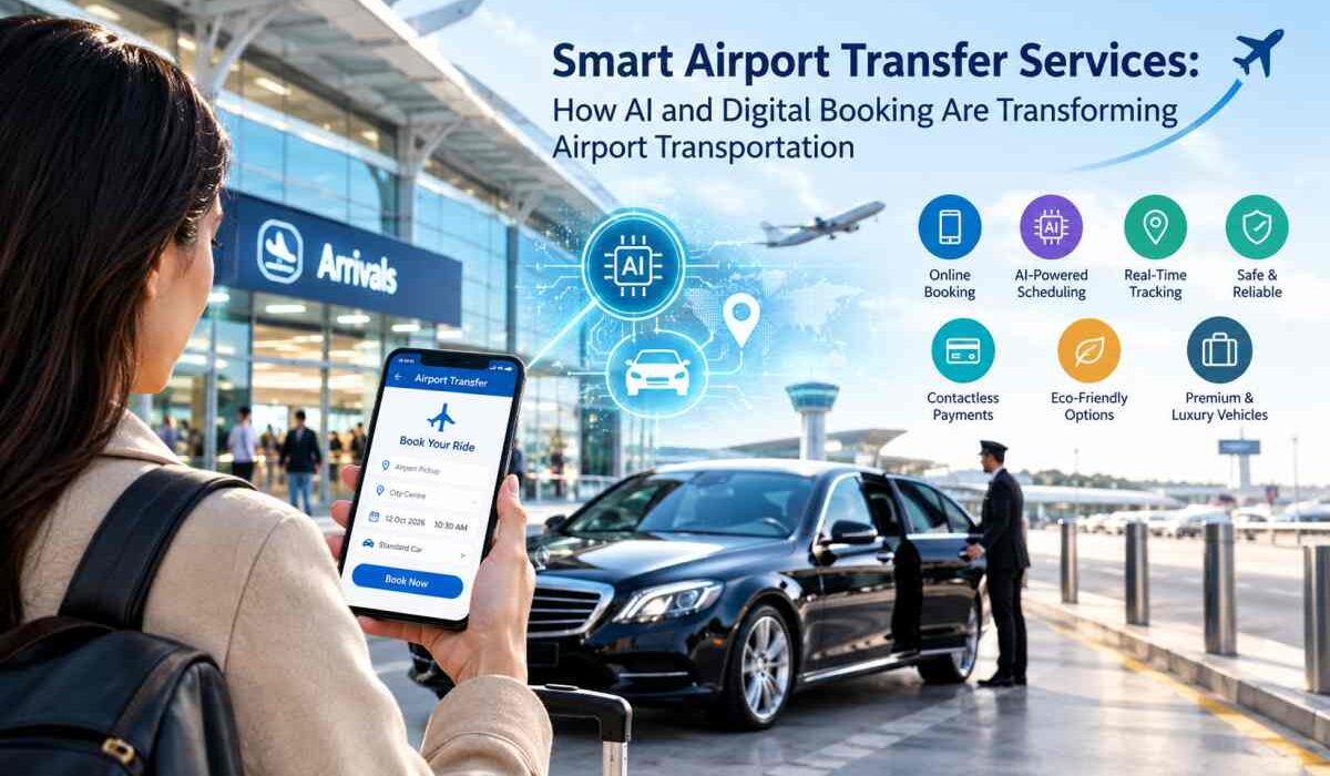 Smart Airport Transfer Services How AI and Digital Booking Are Transforming Airport Transportation