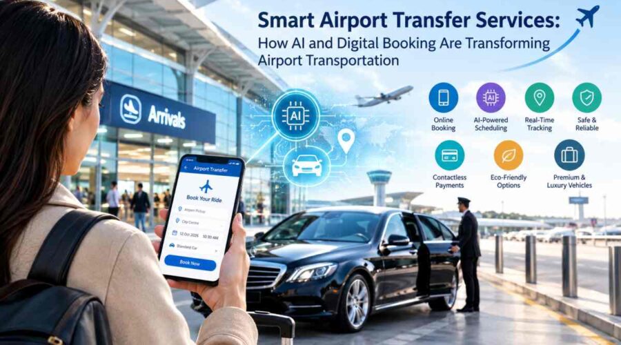 Smart Airport Transfer Services How AI and Digital Booking Are Transforming Airport Transportation